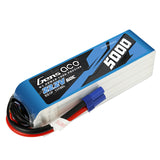 Gens Ace 6S 5000mAh 22.2V 60C Soft Case LiPo Battery (EC5)-Mad 4 Heli