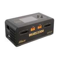 Gens Ace Imars Dual Channel AC200W/DC300Wx2 Balance Charger Black (Due 18th July)-Mad 4 Heli