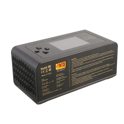 Gens Ace Imars Dual Channel AC200W/DC300Wx2 Balance Charger Black (Due 18th July)-Mad 4 Heli