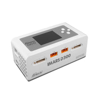 GensAce Imars Dual Channel AC200W/DC300Wx2 Balance Charger White (Due 18th July)-Mad 4 Heli