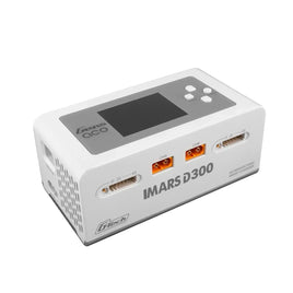 GensAce Imars Dual Channel AC200W/DC300Wx2 Balance Charger White (Due 18th July)-Mad 4 Heli