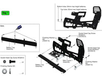 H0001-S Carbon Fiber Main Frame (1pc) - Goblin 630/700-Mad 4 Heli