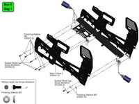 H0001-S Carbon Fiber Main Frame (1pc) - Goblin 630/700-Mad 4 Heli