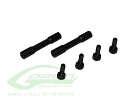 H0061BM-S Aluminum Tail Case Spacer Black Matte-Mad 4 Heli