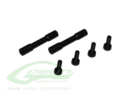 H0061BM-S Aluminum Tail Case Spacer Black Matte-Mad 4 Heli