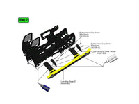 H0074-S Carbon Fiber Landing Gear Stiffener - Goblin 630/700/770-Mad 4 Heli