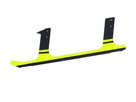 H0106-S Low Profile Carbon Fiber landing gear - Goblin 630/700/770 - Yellow (1pc)-Mad 4 Heli