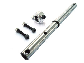 H0122-S New Main Shaft with M4 Locking Collar - Goblin 630/700-Mad 4 Heli