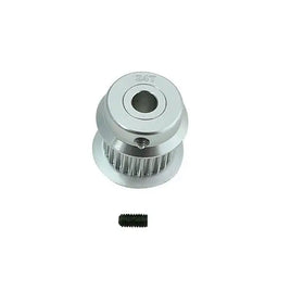 H0501-24-S - ALUMINUM MOTOR PULLEY 24T - GOBLIN 380/420-Mad 4 Heli