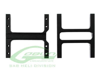 H0603-S Aluminum Frame Support Black Matte - Goblin Comet-Mad 4 Heli