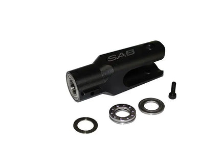 H0679BM-S Aluminum Main Blades Grip Black Matte - Goblin Black Nitro-Mad 4 Heli