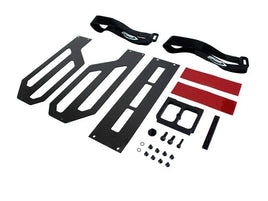 H0733-S Aluminum Battery Support Black Matte - Goblin Comet-Mad 4 Heli