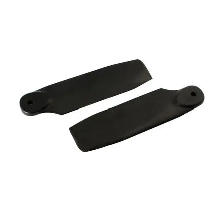 H0828-S - BLACK PLASTIC TAIL BLADE 50MM-Mad 4 Heli