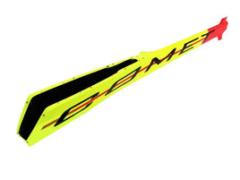 H0880-S Carbon Fiber Tail Boom Yellow/Red - Goblin Comet (Special Order)-Mad 4 Heli