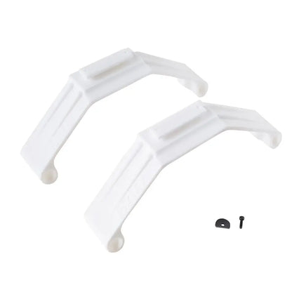 H0943-W-S - LANDING GEAR SUPPORT WHITE - GOBLIN 570 SPORT-Mad 4 Heli