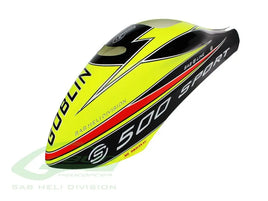 H0958-S Yellow Canopy Goblin 500 Sport 2018 (Special Order)-Mad 4 Heli
