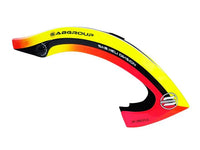 H1698-S RAW 580 Nitro Canopy Yellow/Red-Mad 4 Heli