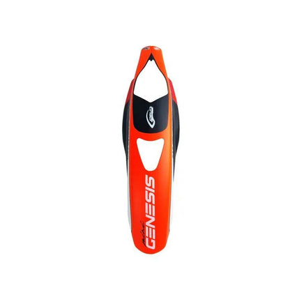 H2175-S Carbon Fiber Canopy Matte Orange-Mad 4 Heli