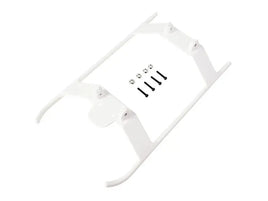 H2236-S Plastic Landing Gear White-Mad 4 Heli