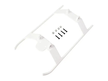 H2236-S Plastic Landing Gear White-Mad 4 Heli