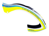 H2244-S Goblin RAW 420 Competition Canopy Matte Yellow/Blue-Mad 4 Heli