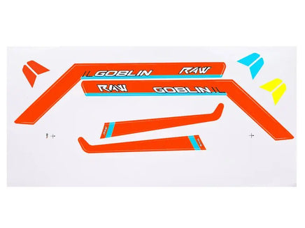 H2254-S Stickers Set Orange ILGOBLIN RAW-Mad 4 Heli