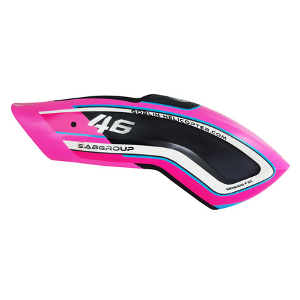 H2339-PB-S Genesis F3C CF Canopy Pink/Blue - Mad 4 Heli - image 5