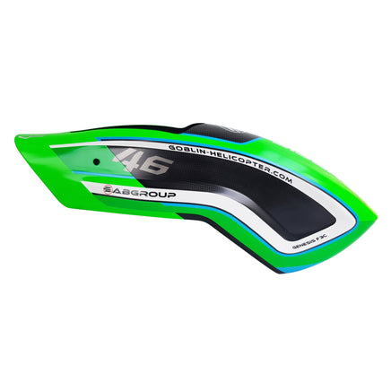 H2339-S Genesis F3C CF Canopy Light Green - Mad 4 Heli - image 5
