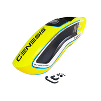 H2339-Y-S Genesis F3C CF Canopy Yellow - Mad 4 Heli