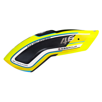 H2339-Y-S Genesis F3C CF Canopy Yellow - Mad 4 Heli - image 4