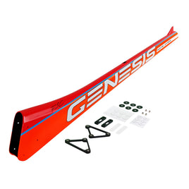 H2340-O-S Genesis F3C CF Tail Boom Orange - Mad 4 Heli