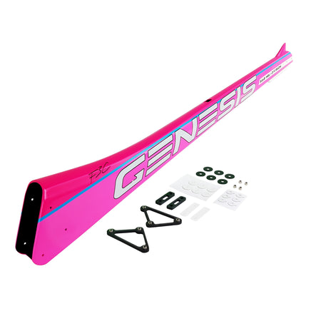 H2340-PB-S Genesis F3C CF Tail Boom Pink/Blue - Mad 4 Heli