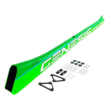 H2340-S Genesis F3C CF Tail Boom Light Green - Mad 4 Heli
