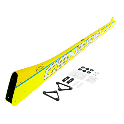 H2340-Y-S Genesis F3C CF Tail Boom Yellow - Mad 4 Heli