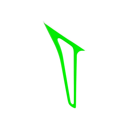 H2391-S Composite Tail Fin Light Green - Goblin Genesis F3C - Mad 4 Heli