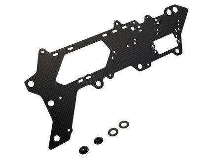 H2406-S ilGoblin Nitro CF Upper Side Frame-Mad 4 Heli