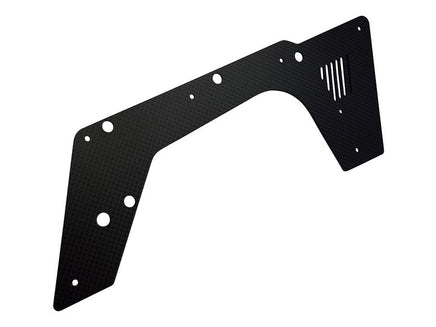 H2434-S CF Lower Side Frame 2mm-Mad 4 Heli