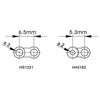 H45183 Align Trex New Tail Pitch Control Link-Mad 4 Heli