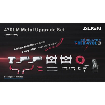 H47H015XX Align Trex 470LM Metal Upgrade Set-Mad 4 Heli