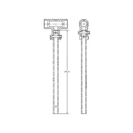 H70093A Align Trex 700E Main Shaft DISCONTINUED-Mad 4 Heli