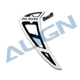 H80T014XXW 800E PRO Vertical Stabilizer-White-Mad 4 Heli