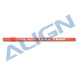HB60T002XOW ALIGN TB60 Carbon Fiber Tail Boom - Orange-Mad 4 Heli