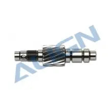 HB70B021XXW Align TB70/TB60 Front Drive Main Shaft - 15T-Mad 4 Heli