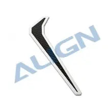 HB70T007XXW Align TB70/60 Carbon Fiber Vertical Stabilizer-Mad 4 Heli