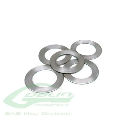 HC234-S Goblin 500 Steel Shims 10 x 16 x 0,1(5pcs)-Mad 4 Heli