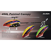 HC4356 Align Trex 450L Dominator Painted Canopy-Mad 4 Heli