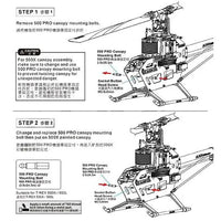 HC5125 Align Trex 500X Painted Canopy-Mad 4 Heli