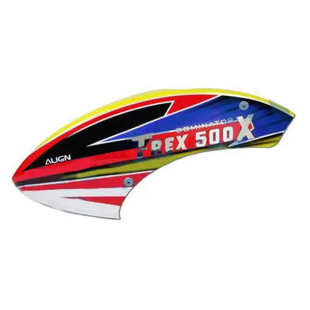 HC5125 Align Trex 500X Painted Canopy-Mad 4 Heli