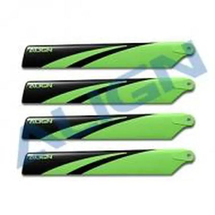 HD123CBT Align Trex 150 Main Blades-Green.-Mad 4 Heli