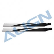 HD550BZ 550 Carbon Fiber Blades-Mad 4 Heli